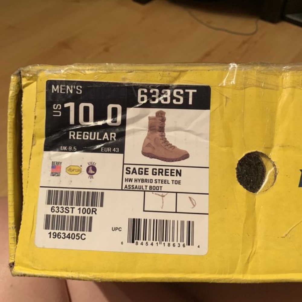 Military boots